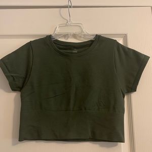 Offline by Aerie Sidewalk Seamless Cropped T-shirt